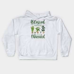 Blessed and Plant Obsessed Kids Hoodie